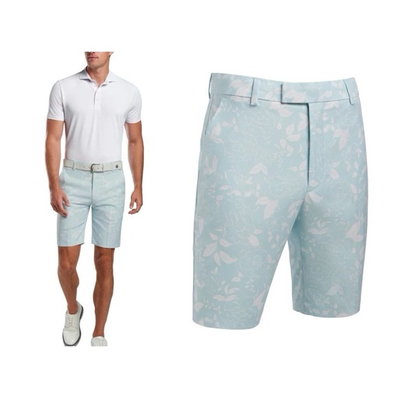 G/FORE | Shorts | Gfore Islandgolf Shorts Blue Floral Design Stretch ...